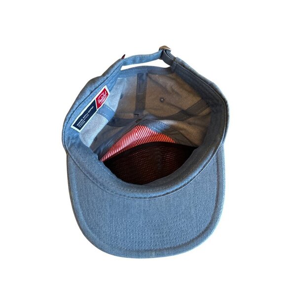 Herschel Supply Co. Scout RP Adjustable Denim Cap With Limited Warranty - Picture 4 of 6